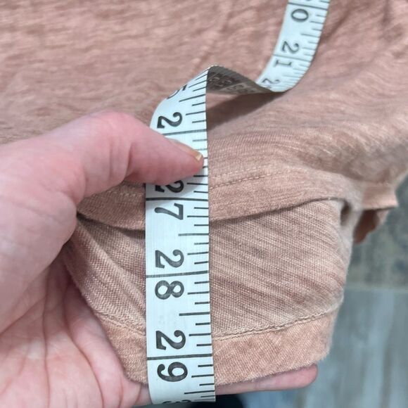 XCVI Rust Colored Blouse cut out shoulder burn out style medium oversized - Picture 14 of 15